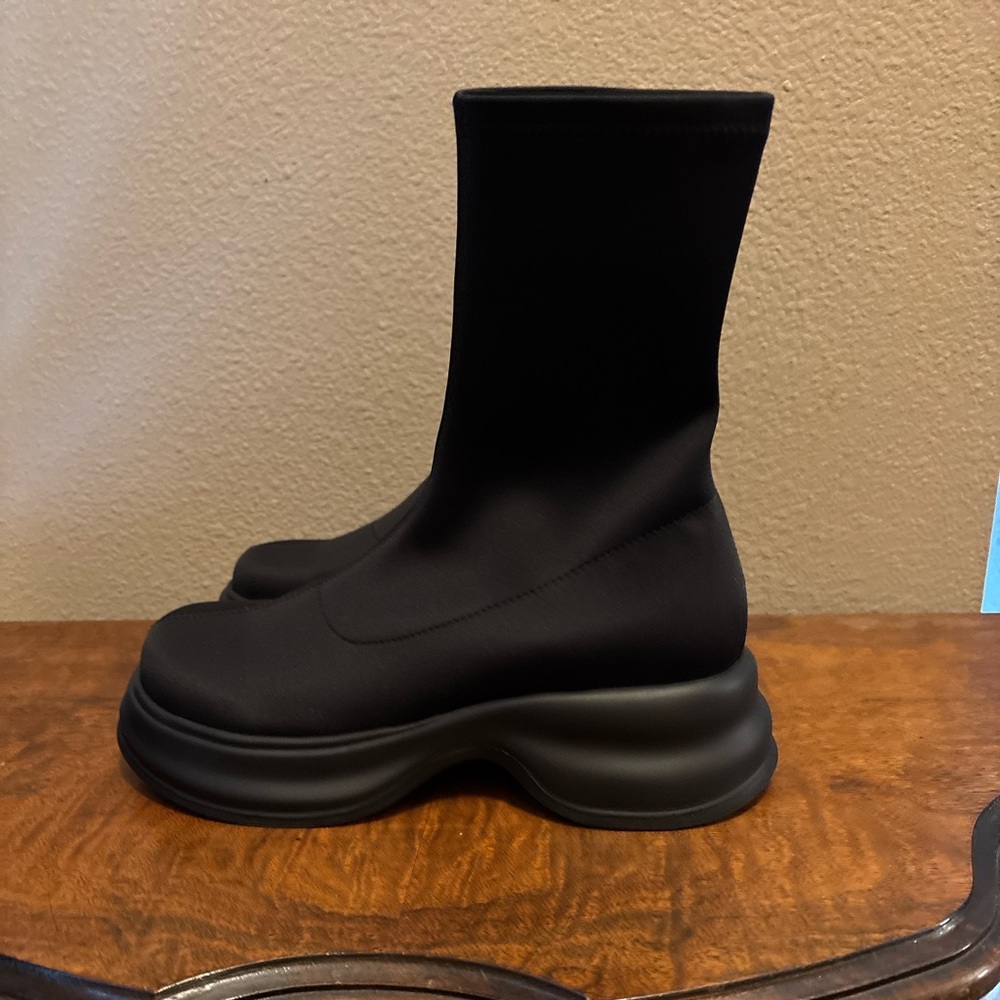 INTENTIONALLY BLANK Black Ankle Boots